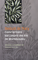 Commentaire sur l'Esprit des lois de Montesquieu